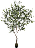 Artificial Olive Tree 7ft Tall, Faux Olive Tree Indoor Artificial Tree by AfanD