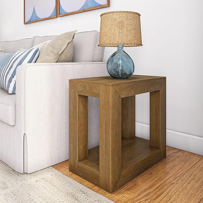 Plank+Beam Modern Rectangular Side Table by PlankBeam