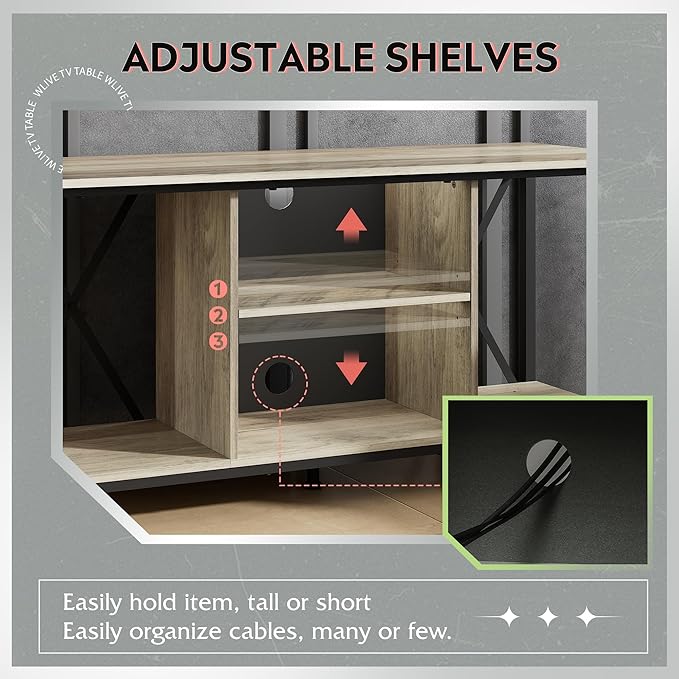 WLIVE TV Stand up to 45 Inch TV - Image 4