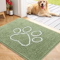 OLANLY Door Mat for Muddy Dog Paws 40x32, Ultra Absorbent Chenille Mud Doormat by OLANLY
