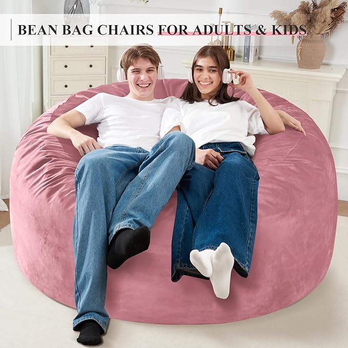 Homguava 5 FT Bean Bag Chair: 5' Bean Bags - Image 3