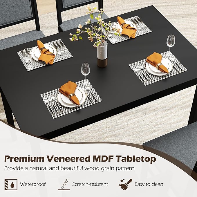 Giantex 5-Piece Dining Table Set - Image 7