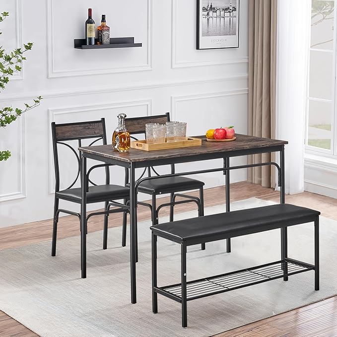 VECELO Kitchen Dining Table Set - Image 4