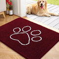 OLANLY Door Mat for Muddy Dog Paws 40x32, Ultra Absorbent Chenille Mud Doormat by OLANLY