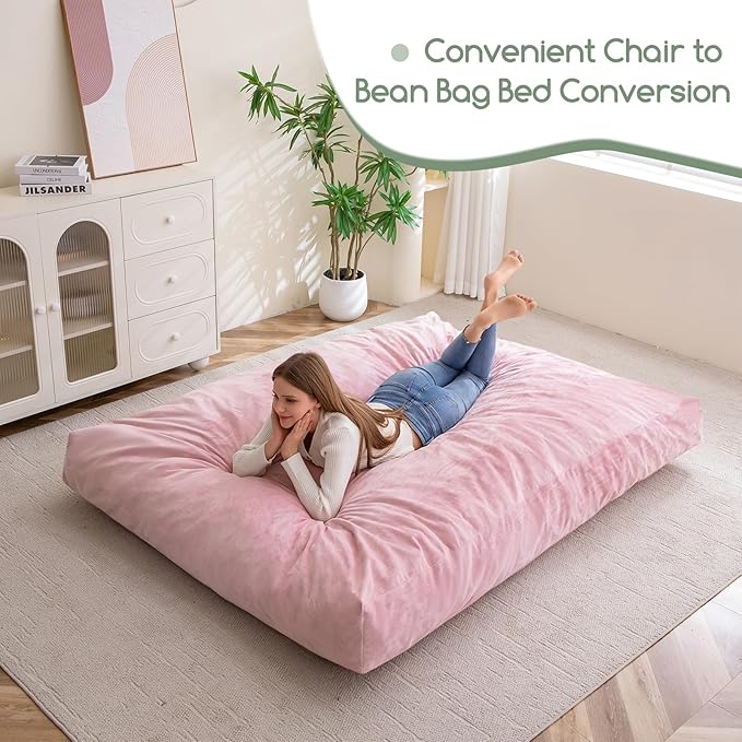HIGOGOGO Giant Bean Bag Chair Bed - Image 5