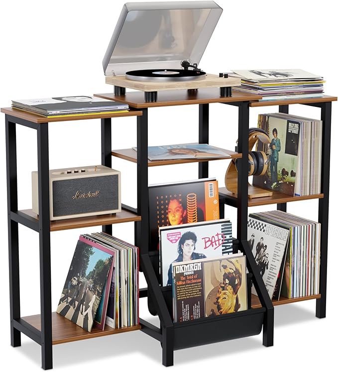 REVOLV Tall Record Player Stand by REVOLV