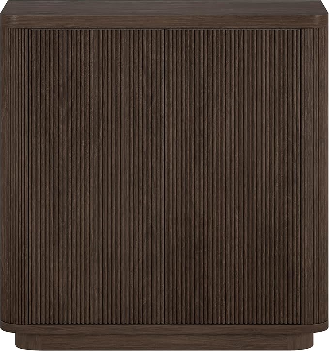 Henn&Hart 32" Wide Rectangular Accent Cabinet in Warm Brown, - Image 7