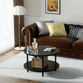 Round Coffee Table, 23.6" Circle Coffee Table by FAMIDGE