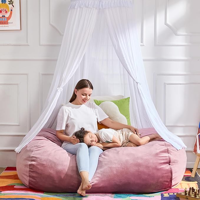 Hobestluk 4FT Bean Bag Chair Large Beanbag - Image 3