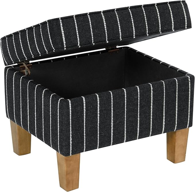 Home Decor | Dinah Collection Modern Storage Ottoman | Ottoman - Image 5