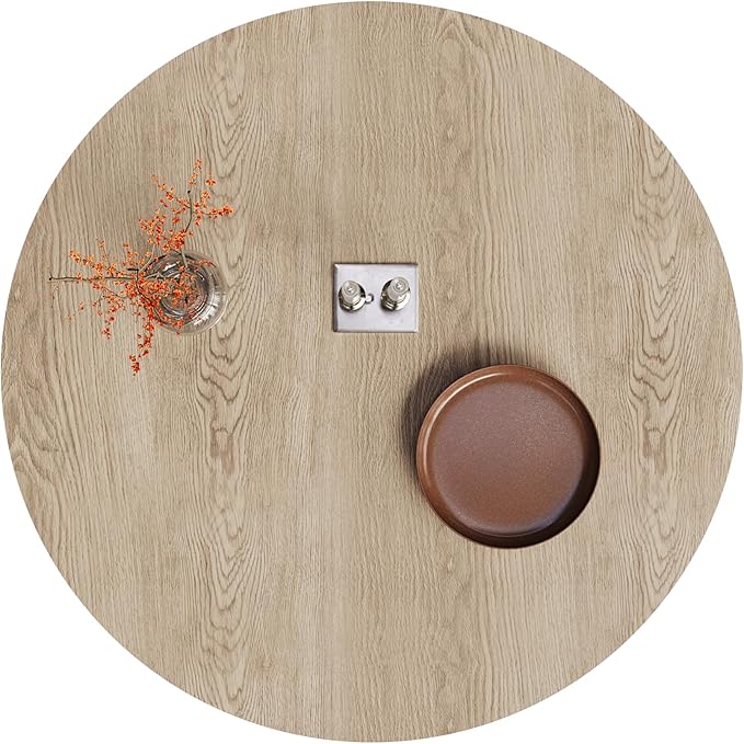 Round Dining Room Table for 4, for Kitchen, Living Room, Small Spaces, - Image 5