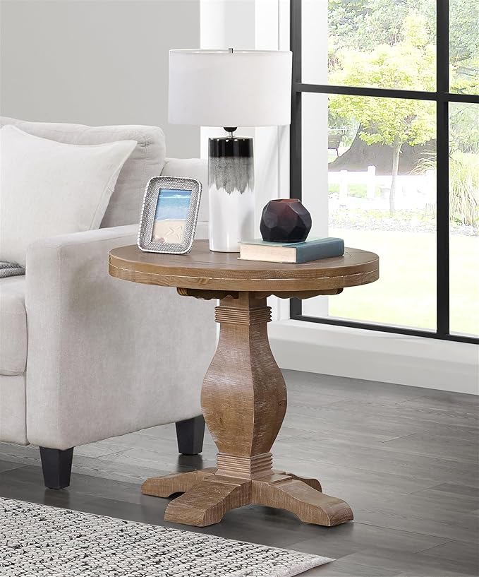 Martin Svensson Home Napa Solid Wood Pedestal End Table by MartinSvenssonHome