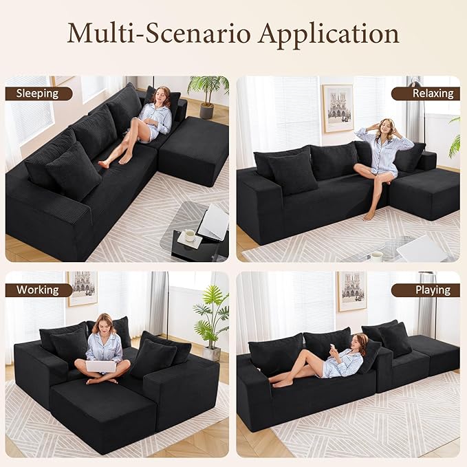 INGEROOM 108" Cloud Sectional Couch - Image 8