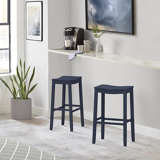Hillsdale Fiddler Wood Backless Bar Height Stool - Image 2
