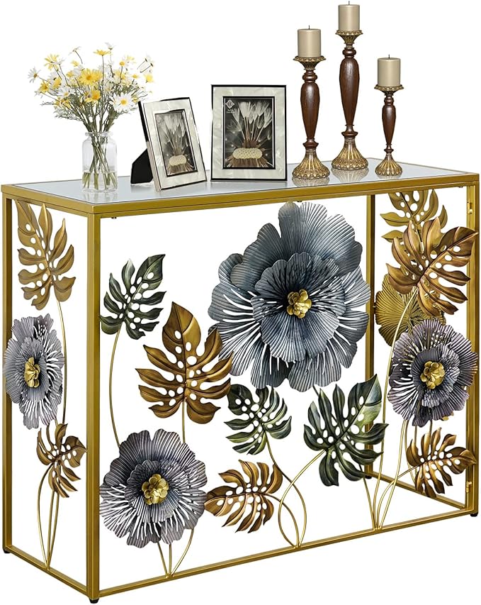 Console Table, Vintage Art Sofa Table by Lewahom