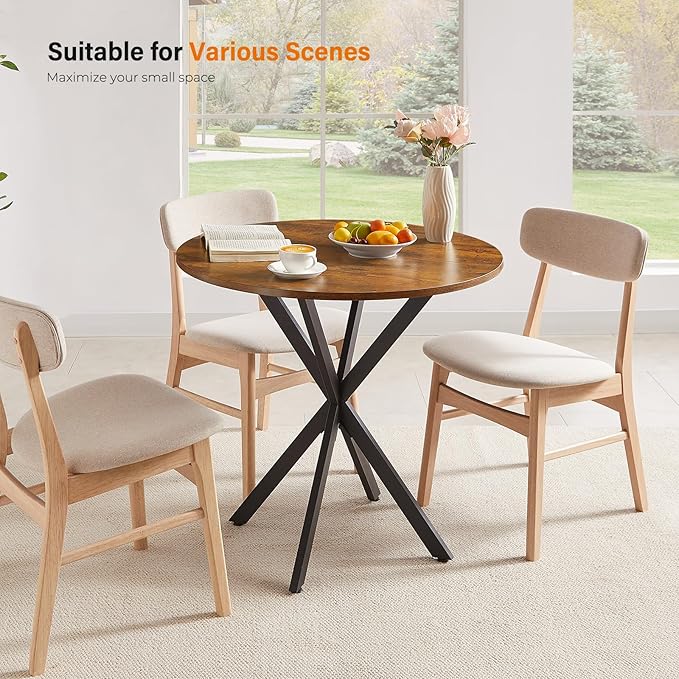 Unovivy 31.5" Small Round Dining Table - Image 7