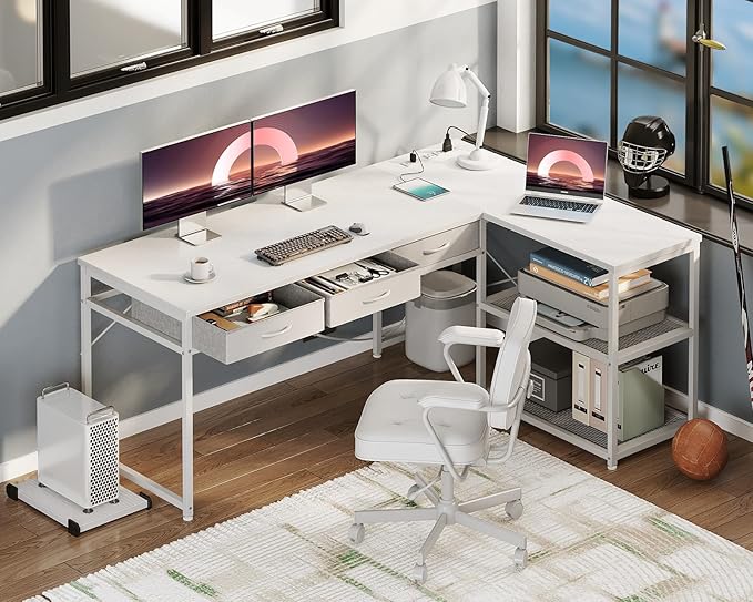 AODK 61 Inch L Shaped Computer Desk - Image 2