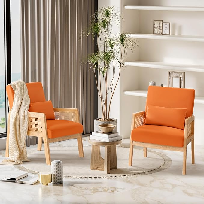 YESHOMY Mid-Century Accent Chair - Image 7