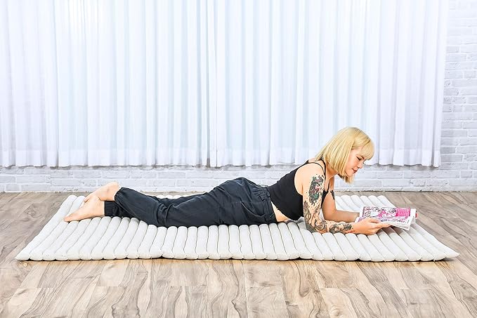 Leewadee - Foldable Floor Mattress - Japanese Roll Up Futon -Trifold Tatami - Image 2