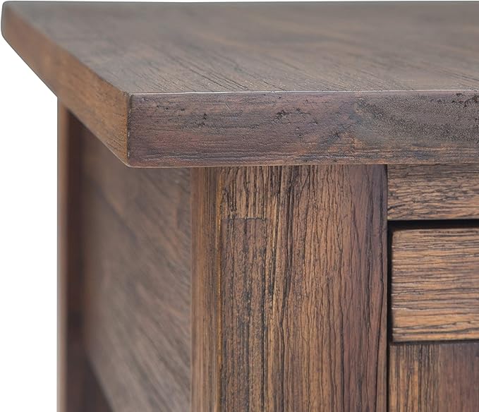 SIMPLIHOME Monroe SOLID ACACIA WOOD 14 inch Wide Rectangle Rustic Narrow Side - Image 6