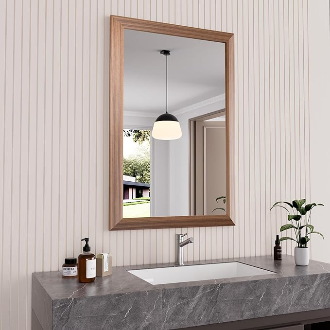 Amorho 24x36 Inch Bathroom Mirror by Amorho