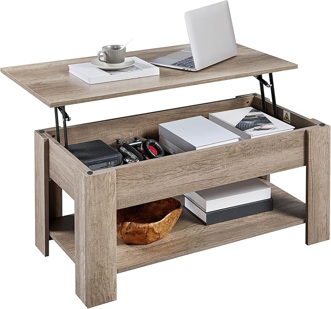 Yaheetech Lift Top Coffee Table by Yaheetech