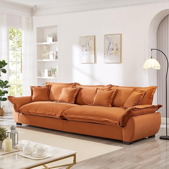 126 Inch Sailing Design Modular Sectional Cloud Sofa - Image 3