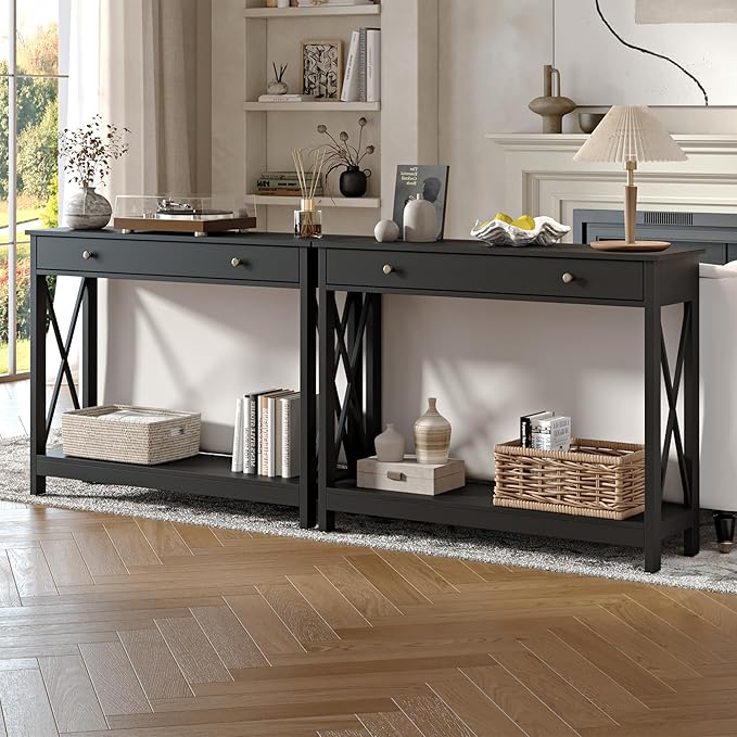 Treocho Black Console Table - Image 5
