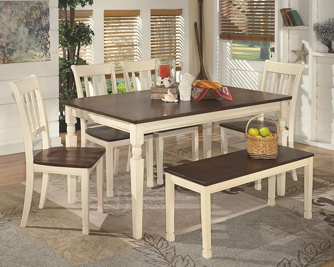Signature Design by Ashley WhiteOwing Bench, 44.25" W x 16.25" D x4.25 H - Image 13