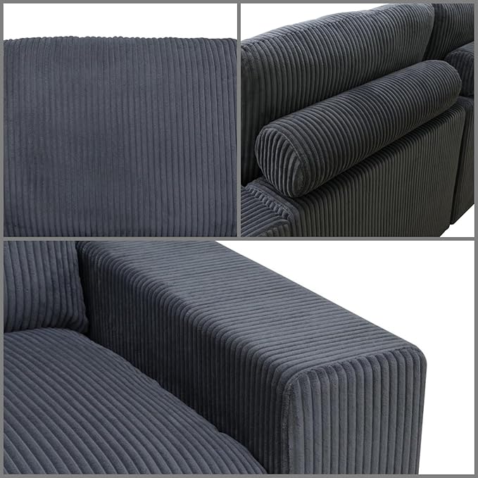 Sectional Couches for Living Room, Stylish Sectional Loveseat Sofa - Image 6