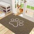 OLANLY Door Mat for Muddy Dog Paws 48x30, Ultra Absorbent Chenille Mud Doormat by OLANLY