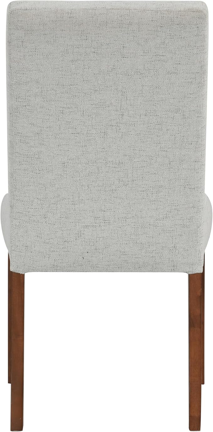 HomePop Button Tufted Fabric Dining Chairs - Image 7