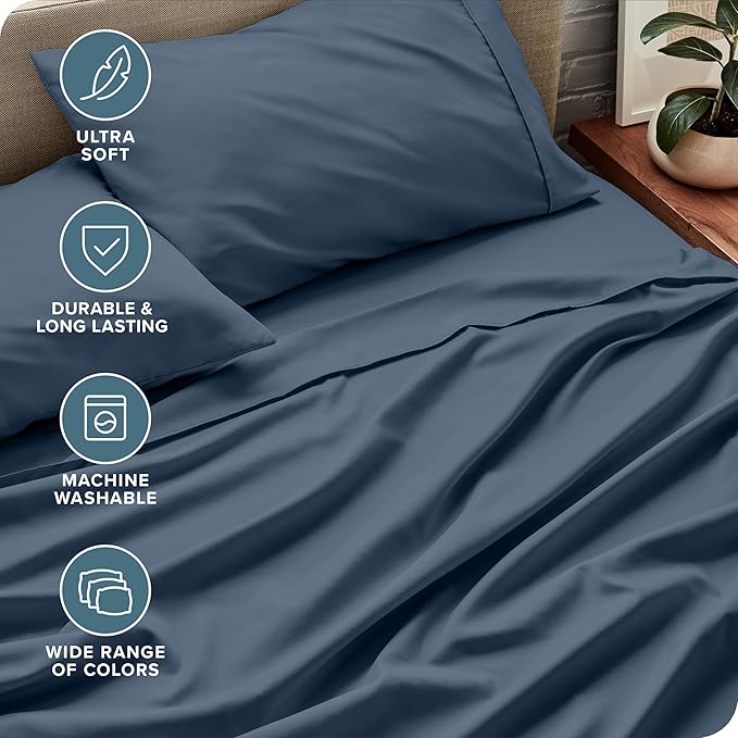 Bare Home Ultra-Soft Full XL Sheet Set - Image 4