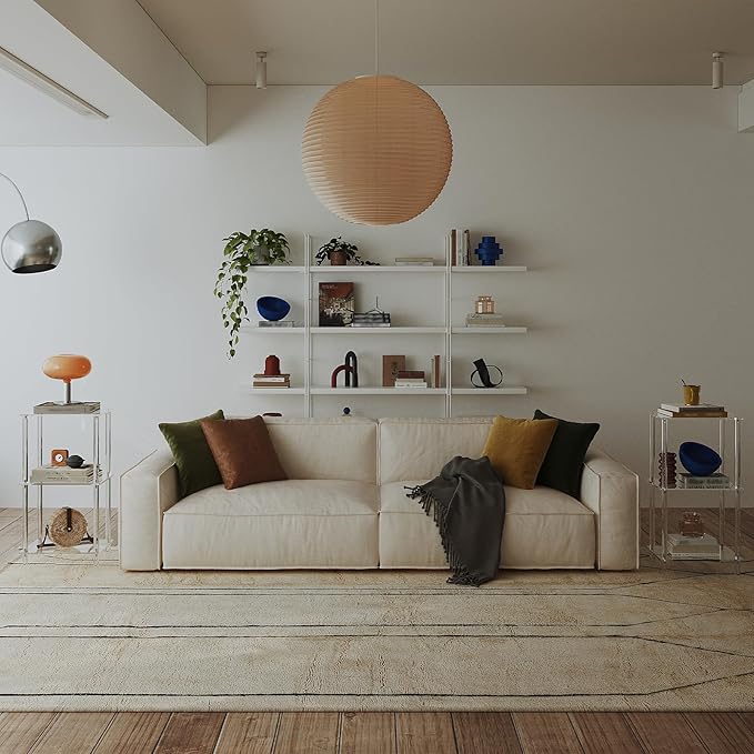 Aquiver Acrylic Tall Side Table - Image 6