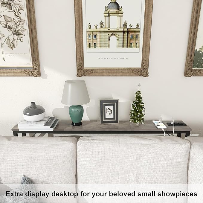 Tohomeor 5.9" Skinny Behind Sofa Console Table - Image 5