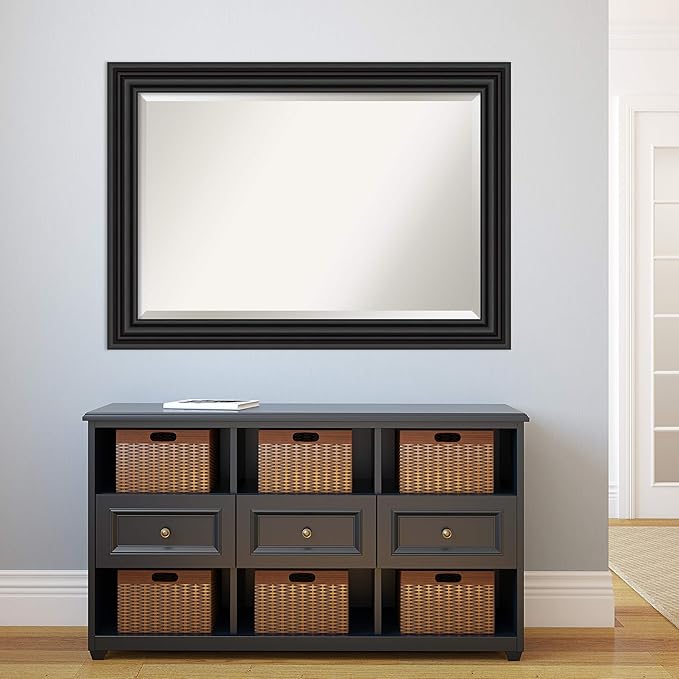 Amanti Art Black Bathroom Mirror - Image 5
