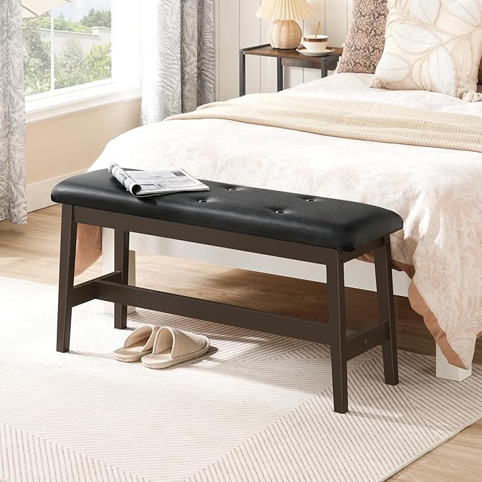 HOOBRO Dining Bench, Bamboo Dining Room Bench - Image 7