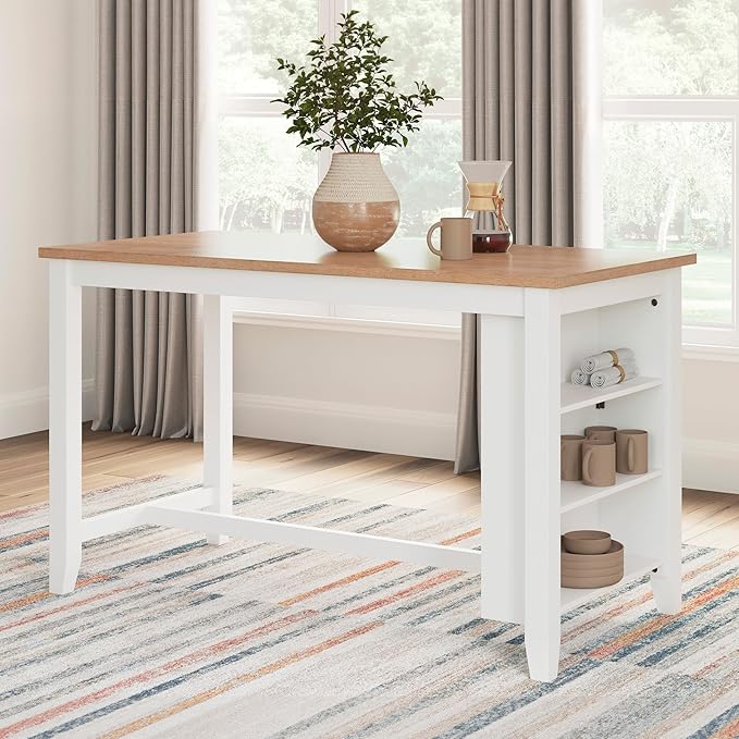 Signature Design by Ashley Gesthaven Farmhouse Counter Height Dining Table - Image 2