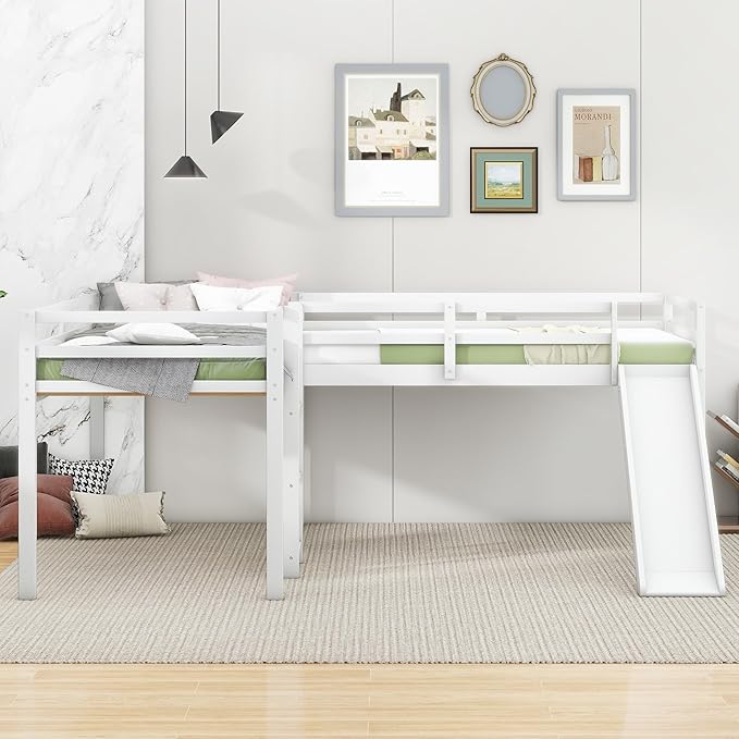 L-Shaped Twin Size Loft Bed - Image 3