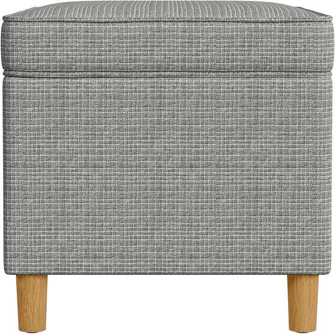 Home Decor | Dinah Collection Modern Storage Ottoman | Ottoman - Image 5