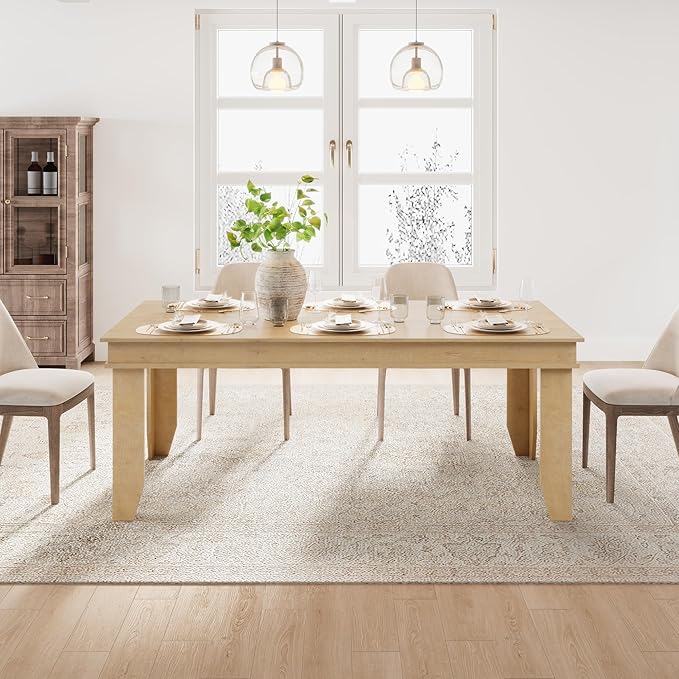 GarveeHome Farmhouse Dining Table by GarveeHome