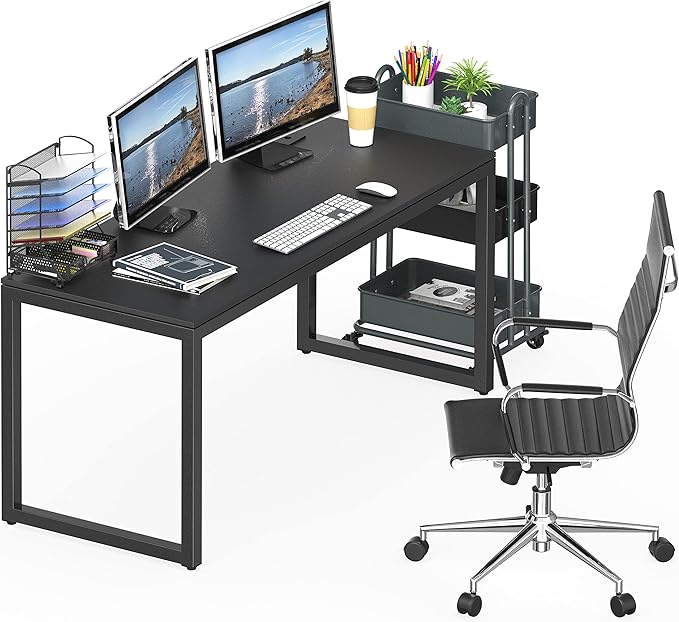 SHW 55-Inch Commercial-Grade Office Computer Desk - Image 5