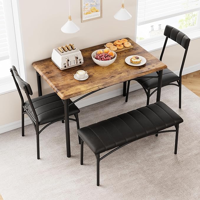 GAOMON Dining Table Set for 4 - Image 3