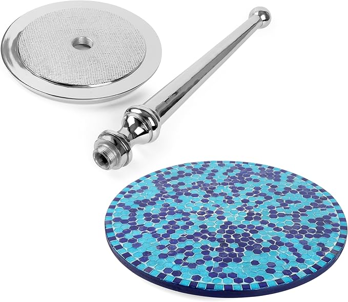 CLEENTABLE Mosaic Round End Table - Image 5