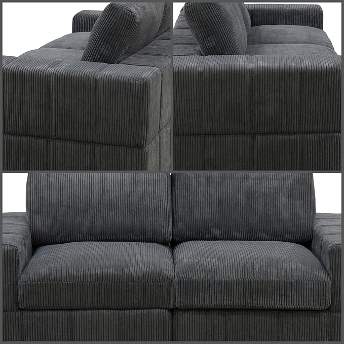 Sectional Couches for Living Room, Loveseat Sofa Comfy Cloud Couch - Image 6
