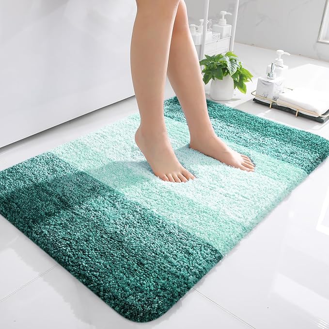 OLANLY Bathroom Rugs Mat 36x24, Extra Soft Absorbent Microfiber Bath Rugs by OLANLY