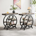 Tribesigns End Table for Living Room, 3-Tier Narrow Side Table by Tribesigns