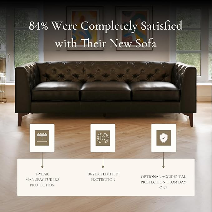 Poly & Bark Essex Leather Couch - Image 7