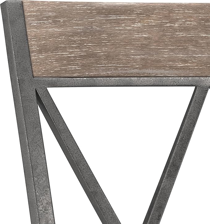 Hillsdale Stewart Indoor/Outdoor Swivel Counter Height Stool, Aged Pewter - Image 9