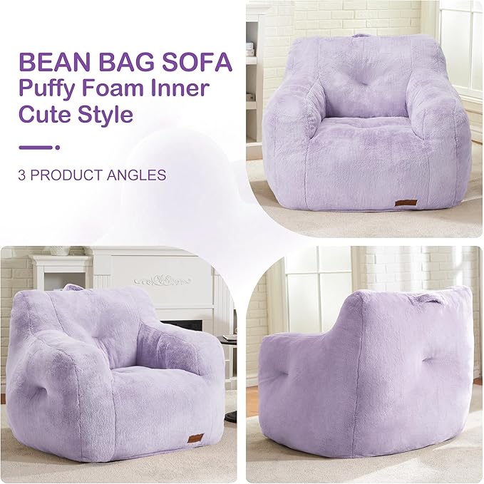 Hobestluk Bean Bag Chair for Adult Small Bean Bag Chairs - Image 8